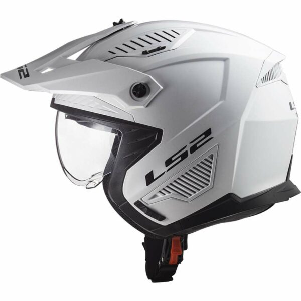 CASCO MOTO JET LS2 OF606 DRIFTER BIANCO LUCIDO