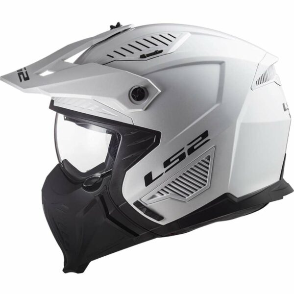 CASCO MOTO JET LS2 OF606 DRIFTER BIANCO LUCIDO