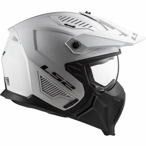 CASCO MOTO JET LS2 OF606 DRIFTER BIANCO LUCIDO