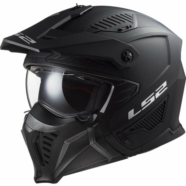 CASCO MOTO JET LS2 OF606 DRIFTER SOLID NERO OPACO