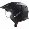 CASCO MOTO JET LS2 OF606 DRIFTER SOLID NERO OPACO