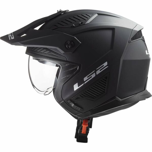 CASCO MOTO JET LS2 OF606 DRIFTER SOLID NERO OPACO
