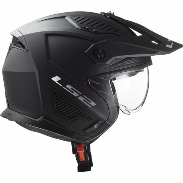 CASCO MOTO JET LS2 OF606 DRIFTER SOLID NERO OPACO