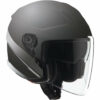 Casco Moto Jet Tucano Urbano EL MAX Nero Graphic-A opaco ECE 22.06.