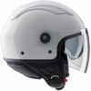 CASCO MOTO JET TUCANO URBANO EL TOP BIANCO GHIACCIO LUCIDO