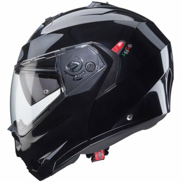 CASCO MOTO MODULARE OMOLOGATO P/J CABERG DUKE X SMART NERO LUCIDO