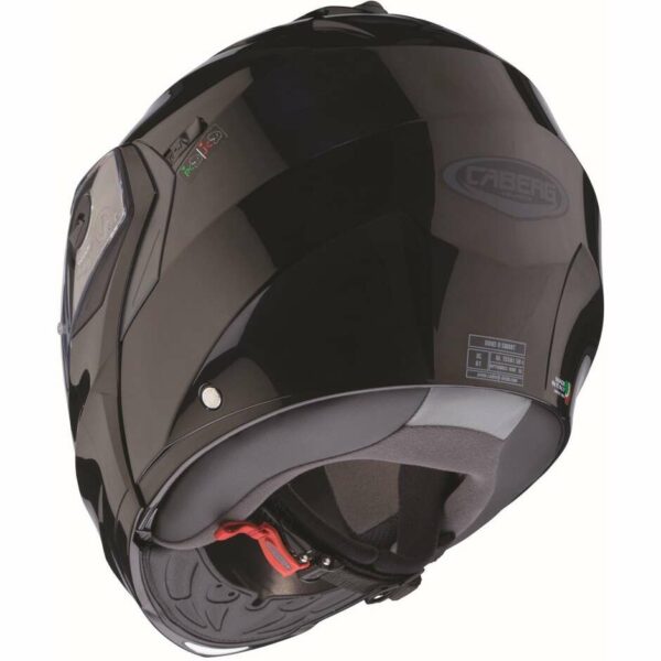 CASCO MOTO MODULARE OMOLOGATO P/J CABERG DUKE X SMART NERO LUCIDO