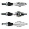 Frecce Moto Omologate a Led Universali Barracuda X-Led B-Lux Argento