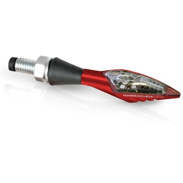Frecce Moto Omologate a Led Universali Barracuda X-Led B-Lux Rosso