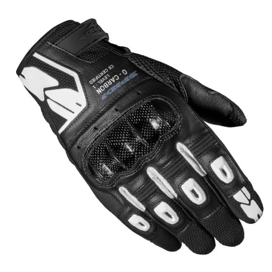 Guanti Uomo Moto In Pelle Racing Spidi G-CARBON Nero