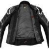 GIUBOTTO MOTO SPIDI IN PELLE SPORTIVO EVORIDER 2 NERO BIANCO
