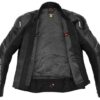 GIUBOTTO MOTO SPIDI  IN PELLE SPORTIVO EVORIDER 2 NERO