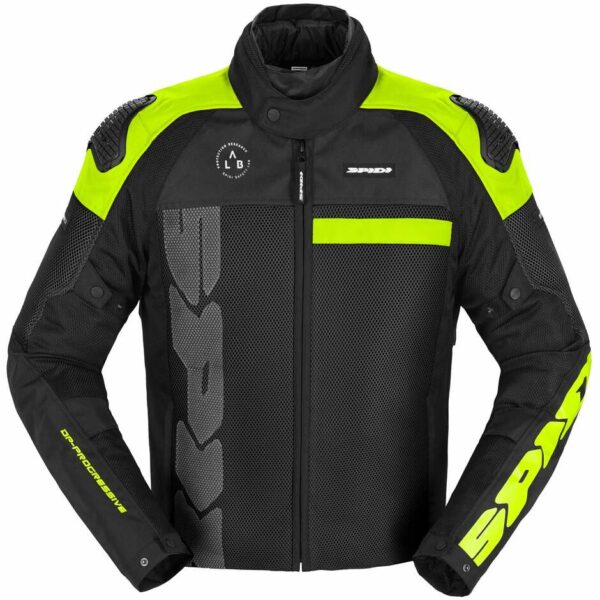 Giacca Moto Spidi Progressive D297 Net H2out Giallo