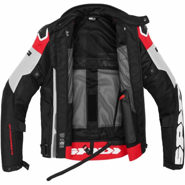 Giacca Moto Spidi Progressive D297 Net H2out Rosso