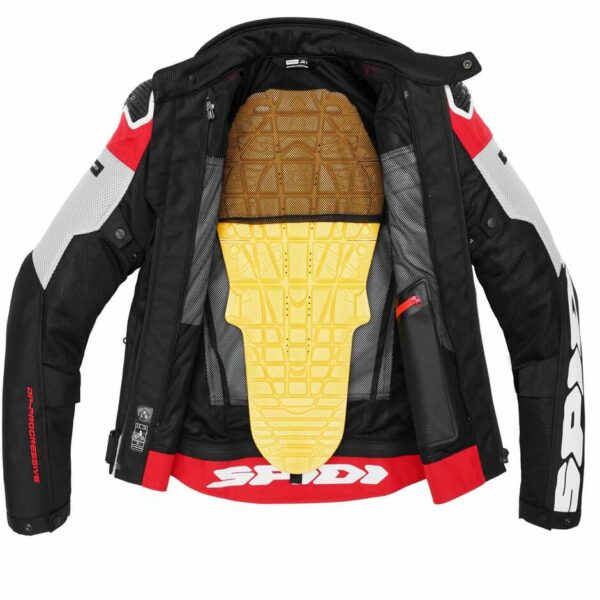 Giacca Moto Spidi Progressive D297 Net H2out Rosso