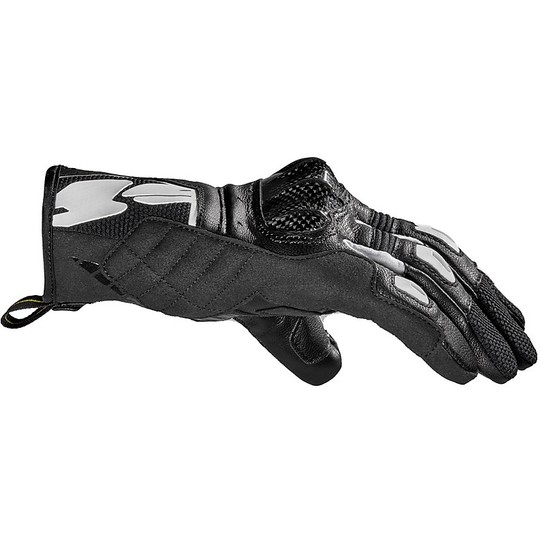 Guanti Uomo Moto In Pelle Racing Spidi G-CARBON Nero