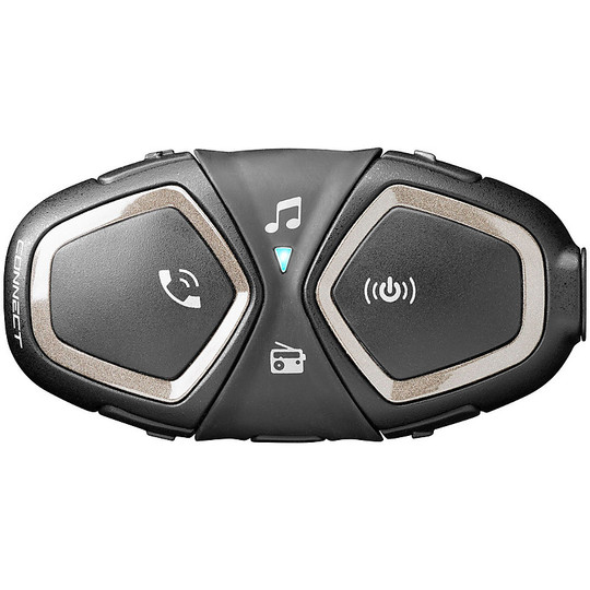 Interphone Singolo Moto Bluetooth Cellular Line CONNECT Pilota-Passeggero