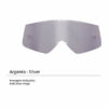 Lente specchio argento 100% per occhiali RC2 AC2 e ST2