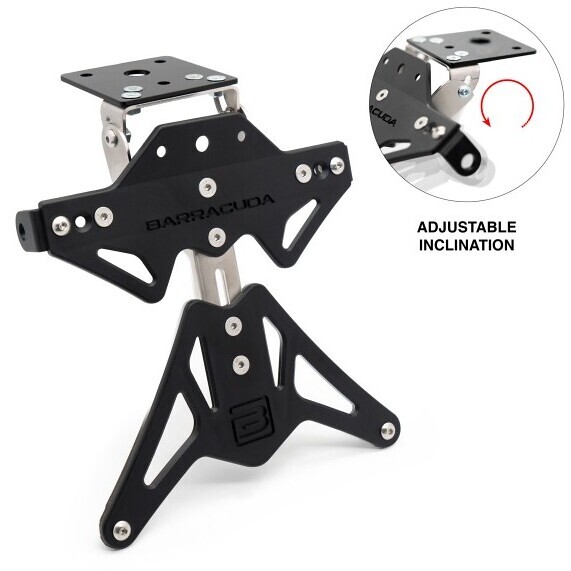 Porta targa moto universale Barracuda in Alluminio