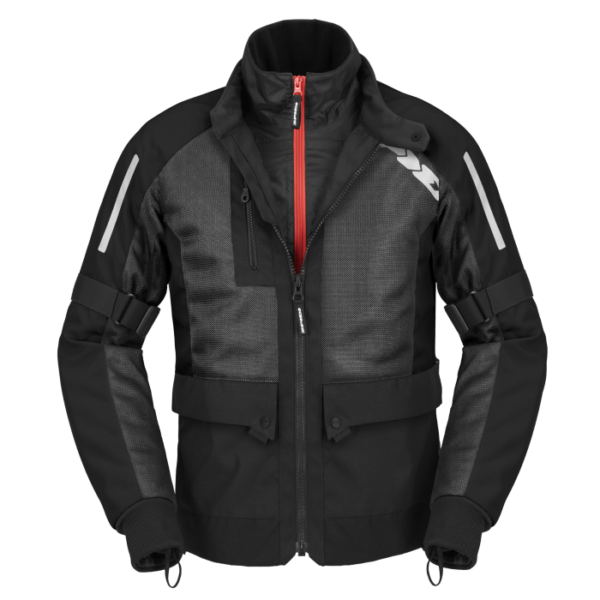 GIACCA MOTO UOMO SPIDI NET H2OUT - NERO