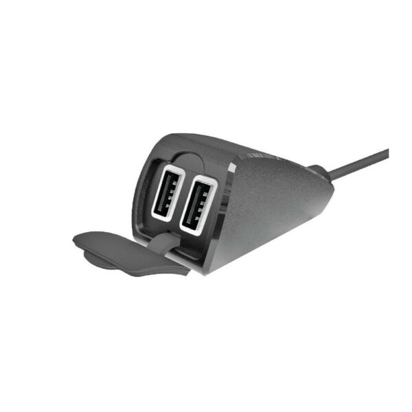 Doppio caricatore usb resistente all’acqua, fissaggio a manubrio