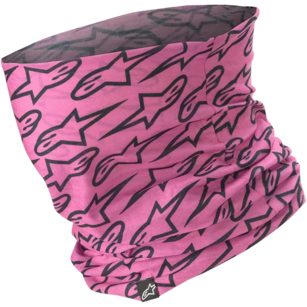 Collare Moto Leggero Alpinestars ASTARS Neck Tube Fucsia Nero