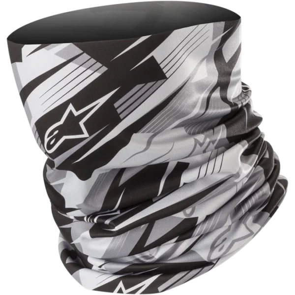 Collare Moto Leggero Alpinestars ASTARS Neck Tube Nero Antracite