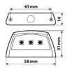 Luce Targa Moto a 3 Led Smd, 12V