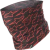 Collare Moto Leggero Alpinestars ASTARS Neck Tube Nero Rosso Fluo