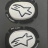 Saponette Alpinestars GP SPORT EVO KNEE SLIDER Bianco Nero