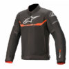 Giubbotto Moto Estiva Alpinestars T-SPS AIR Nero Rosso Fluo