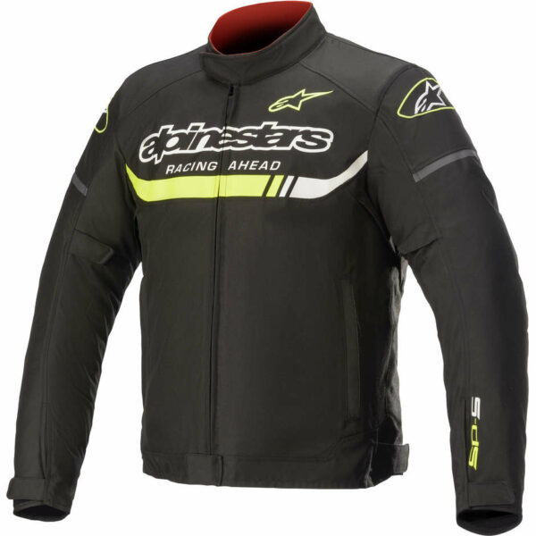 GIUBBOTTO MOTO  Alpinestars T-SP S IGNITION Waterproof Nero Giallo Fluo