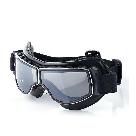 Maschera Vintage Cafè Racer Custom Moto Baruffaldi JTT Nero