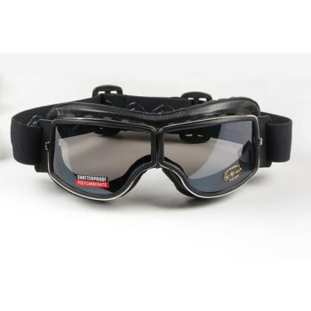 Maschera Vintage Cafè Racer Custom Moto Baruffaldi JTT Nero