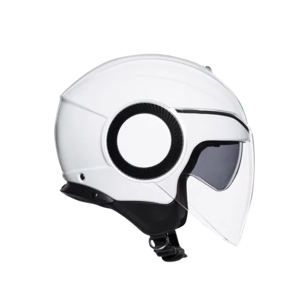 CASCO MOTO AGV JET ORBYT E2205 MONO BIANCO PERLA