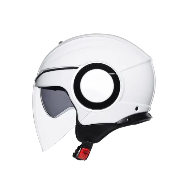 CASCO MOTO AGV JET ORBYT E2205 MONO BIANCO PERLA