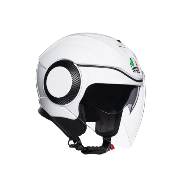 CASCO MOTO AGV JET ORBYT E2205 MONO BIANCO PERLA