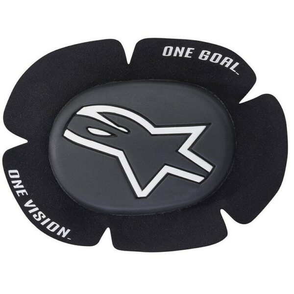 Saponette Alpinestars GP SPORT EVO KNEE SLIDER Nero Bianco