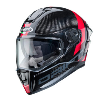 CASCO MOTO INTEGRALE CABERG DRIFT EVO SONIC ANTRACITE ROSSO