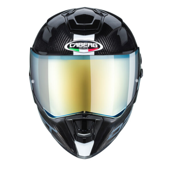 CASCO MOTO INTEGRALE CABERG DRIFT EVO CARBON SONIC ANTRACITE BIANCO