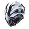 CASCO MOTO INTEGRALE CABERG DRIFT EVO CARBON SONIC ANTRACITE BIANCO