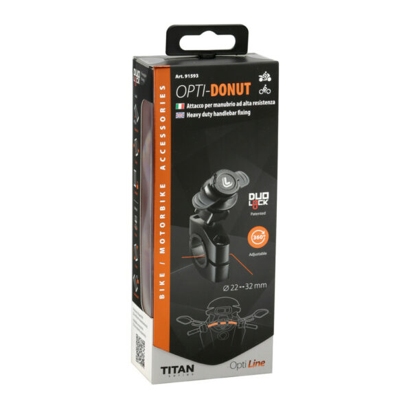 Attacco OPTILINE Multifunzione Per Manubrio Lampa 91593 Titan Donut