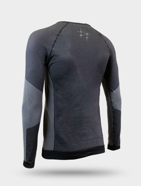 Maglia Moto Intima in Dryarn Spark Sunny Lunga Grigio Scuro