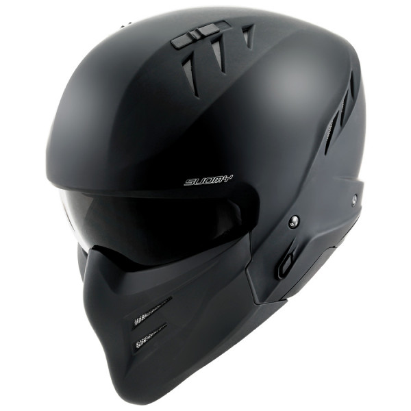 Casco Moto Modulare Suomy Armor PLAIN MATT E06 Nero