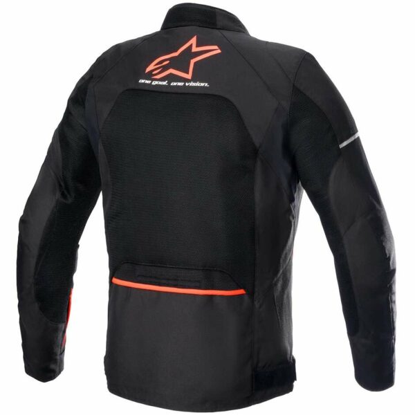 GIACCA MOTO ALPINESTARS VIPER V3 AIR FLUO ROSSO NERO