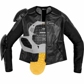 GIUBBOTTO MOTO IN RETE SPIDI BASE-1 ARMOR NERO