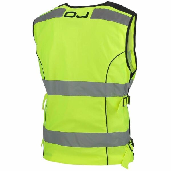 Gilet Moto Flash Ad Alta Visibilità OJ  J1390 Giallo Fluo