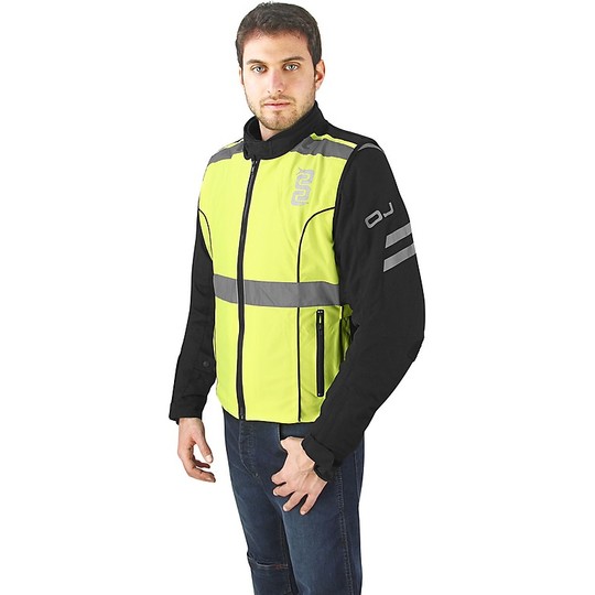 Gilet Moto Flash Ad Alta Visibilità OJ  J1390 Giallo Fluo