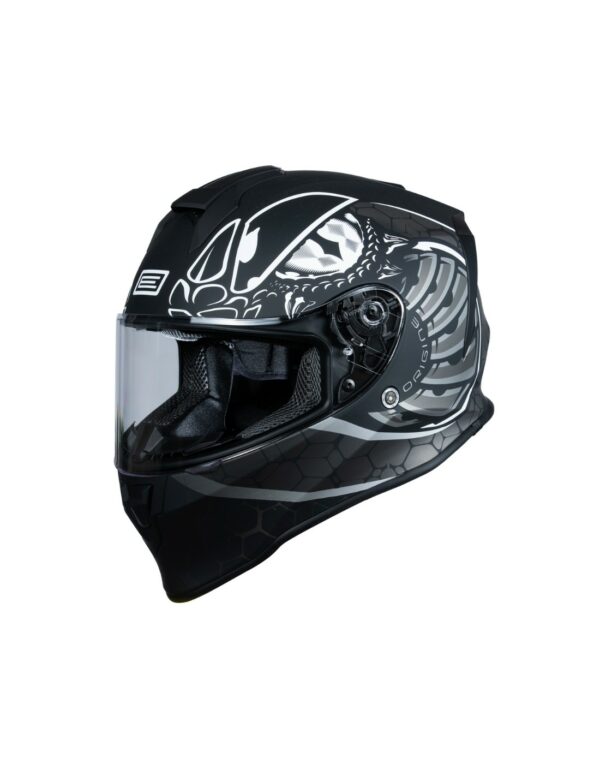 Casco Moto Integrale Origine DINAMO Fighter Titanio Nero Opaco