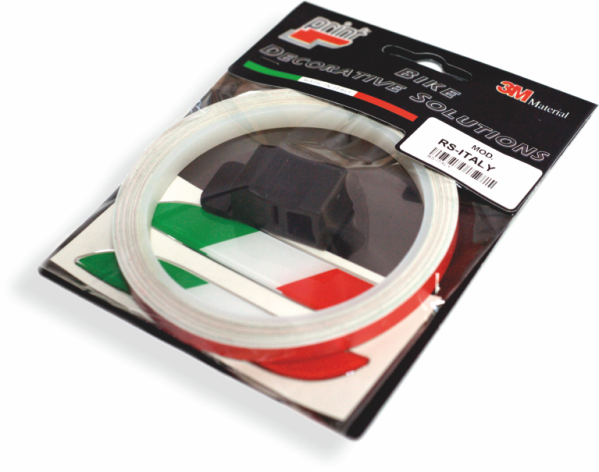 Profilo Ruota Riflettente Adesivo Colore Verde, Bianco, Rosso e Nero